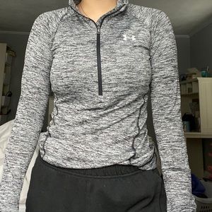 Under armour gray heathered jacket